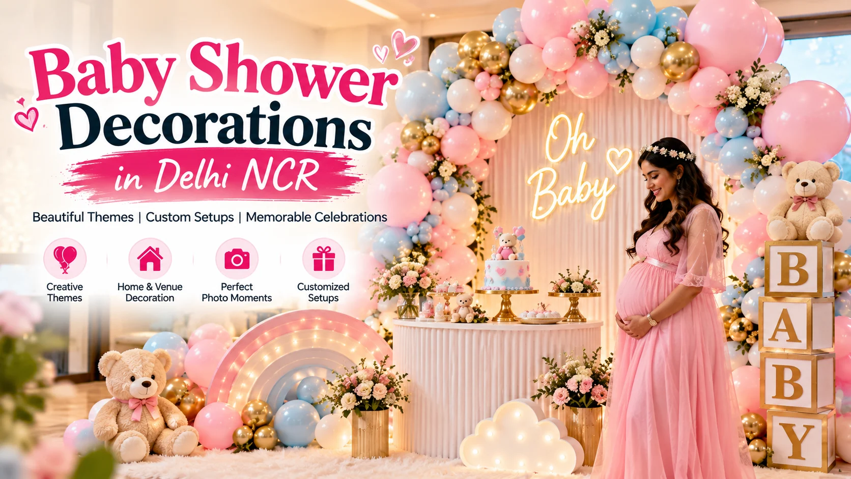 Baby Shower Decoration in Delhi NCR